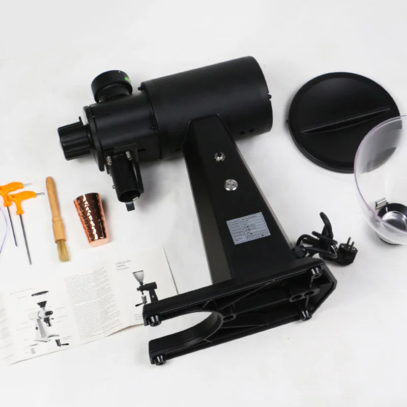 Coffee Grinder Burr Flat - Macinacaffè C98PRO-DD, Macinino per Espresso, Disco