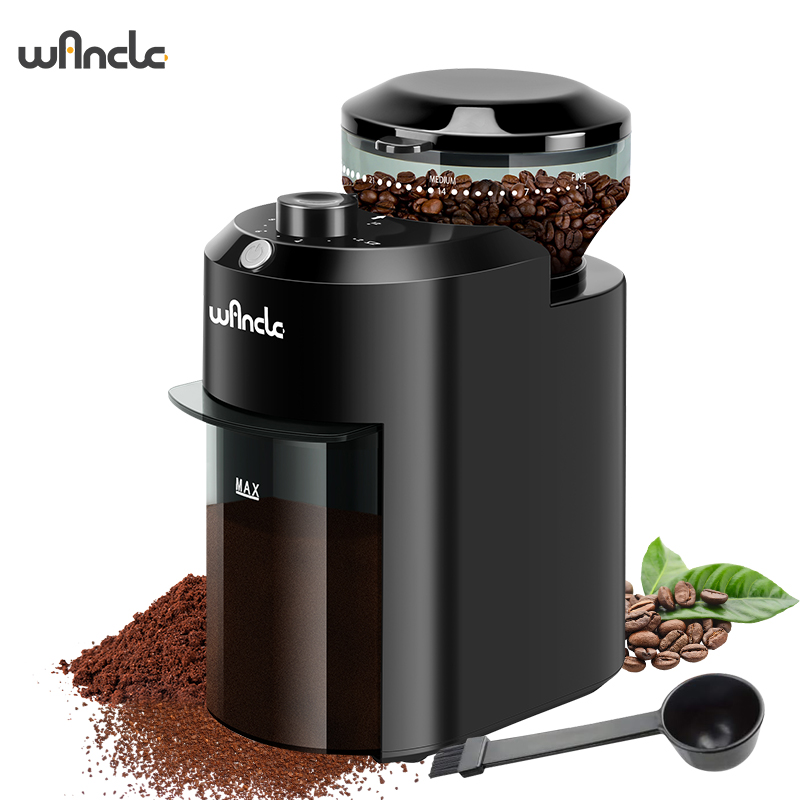 Coffee Grinder Burr Flat - Macinacaffè automatico Wancle con 28 impostazioni