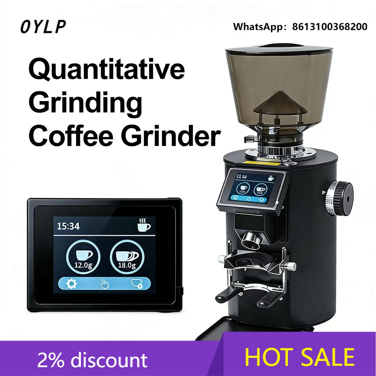 Macinacaffè Professionale OYLP - Coffee Grinder Burr Flat recensione e prezzo